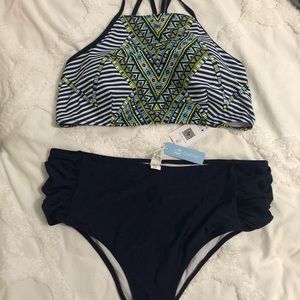 Two piece bathing suit
